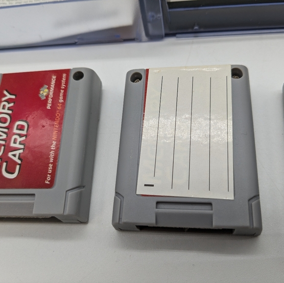 Lot Of 3 Nintendo 64 Memory Card Controller Pack by Performance N64 - Picture 10 of 14